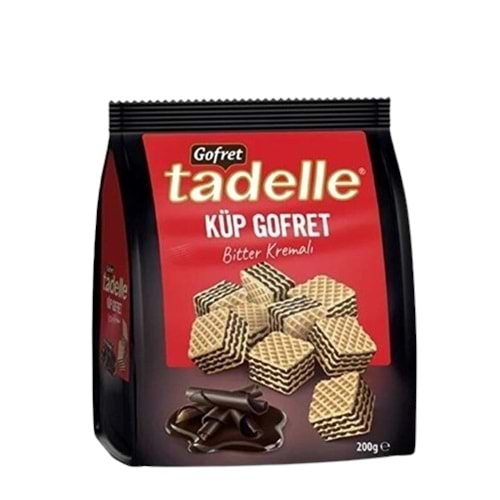 TADELLE KÜP GOFRET 200 GR BİTTER KREMELI