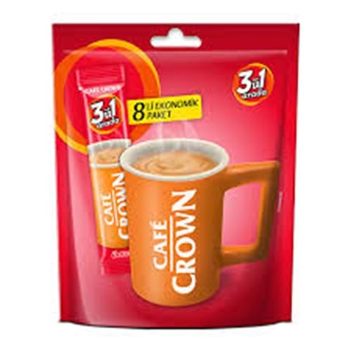 CAFE CROWN 3Ü BİR ARADA 8 Lİ ORİJİNAL