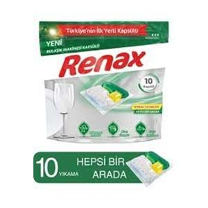 RENAX HEPSI BIR ARADA TABLET DETERJAN 10 LU