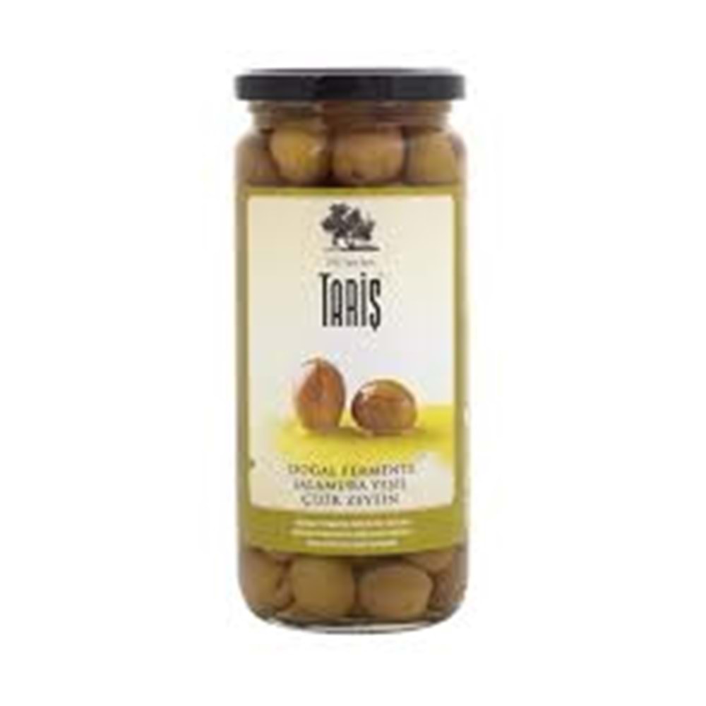 TARİŞ DOĞAL SALAMURA YEŞİL ZEYTİN 485 GR ÇİZİK