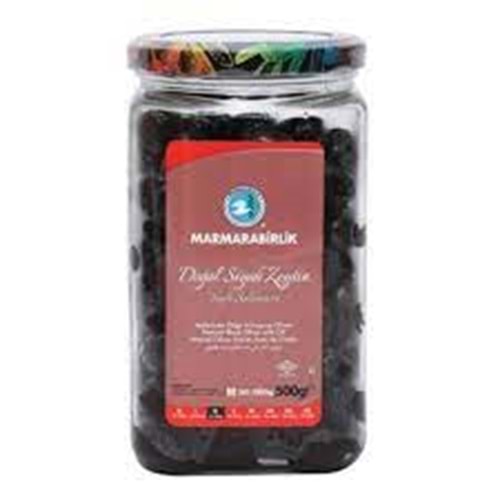 MARMARABİRLİK DOGAL SIYAH ZEYTIN 500 GR M