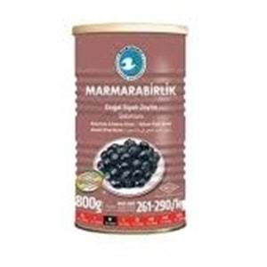 MARMARABİRLİK DOGAL SIYAH ZEYTIN 800 GR M TNK