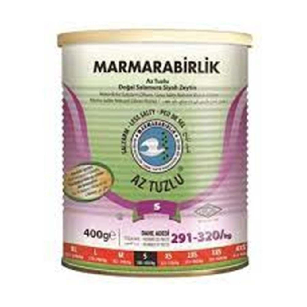 MARMARA BİRLİK AZ TUZLU SIYAH ZEYTIN 480 GR S