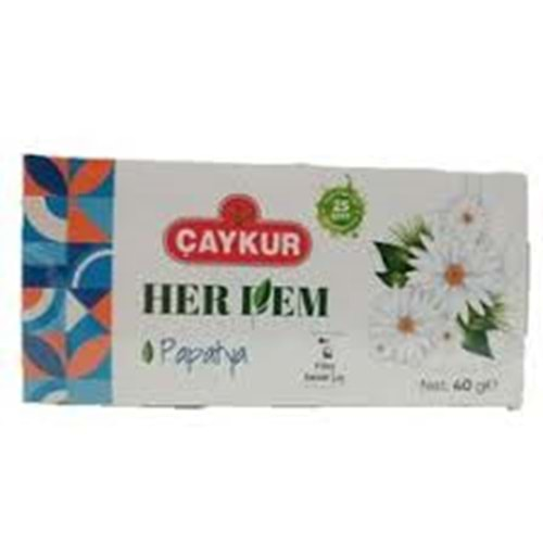 ÇAYKUR BİTKİ ÇAYI 40 GR PAPATYA