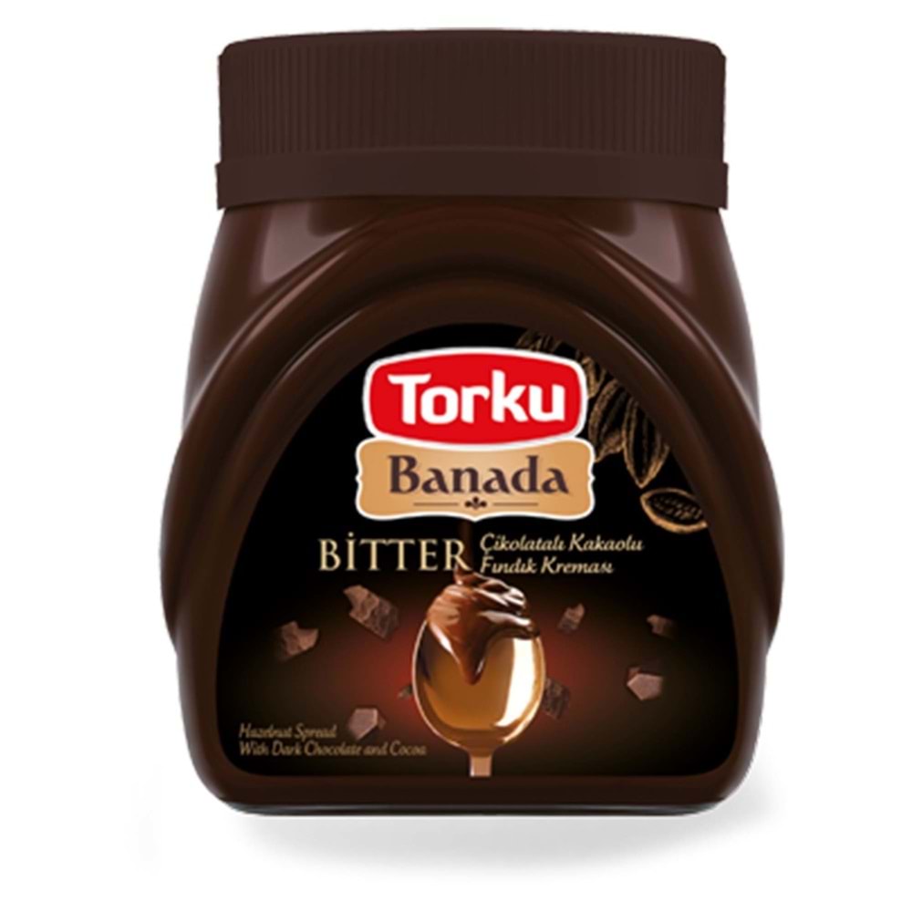 TORKU BANADA KAKAOLU FINDIK KREMASI 370 GR BITTER