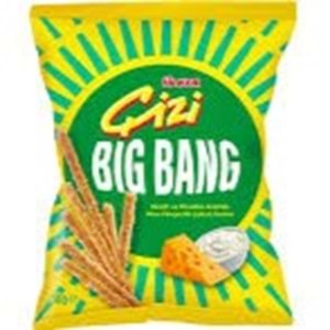 ÜLKER ÇİZİ BIG BANG 50 G RANCH VE CHEDDAR AROMALI MISIR PARÇACIKLI ÇUBUK KRAKER