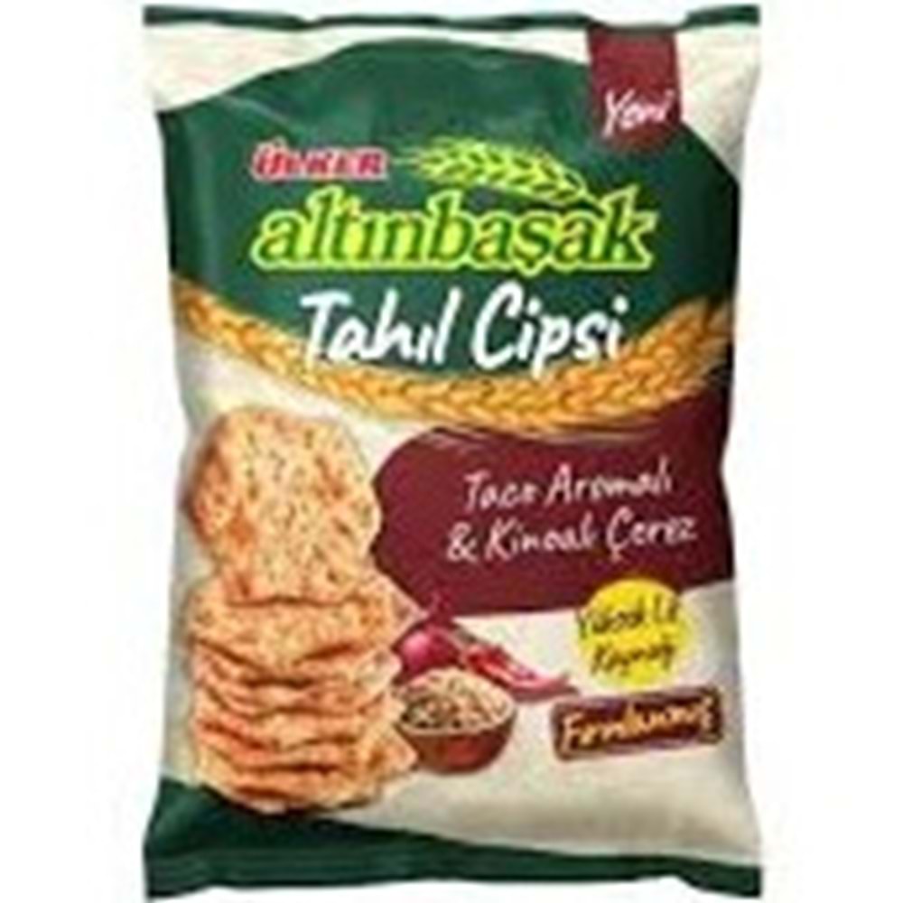 ÜLKER ALTINBAŞAK TAHIL CİPSİ 50 G TACO AROMALI& KİNOALI ÇEREZ