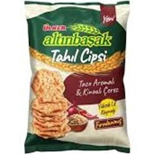 ÜLKER ALTINBAŞAK TAHIL CİPSİ 50 G TACO AROMALI& KİNOALI ÇEREZ