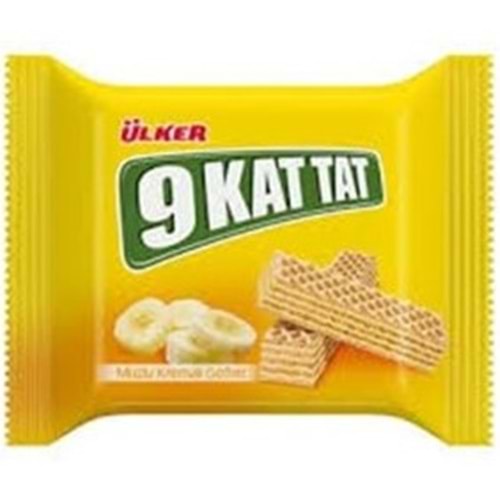 ÜLKER 9 KAT GOFRET 39 GR MUZLU