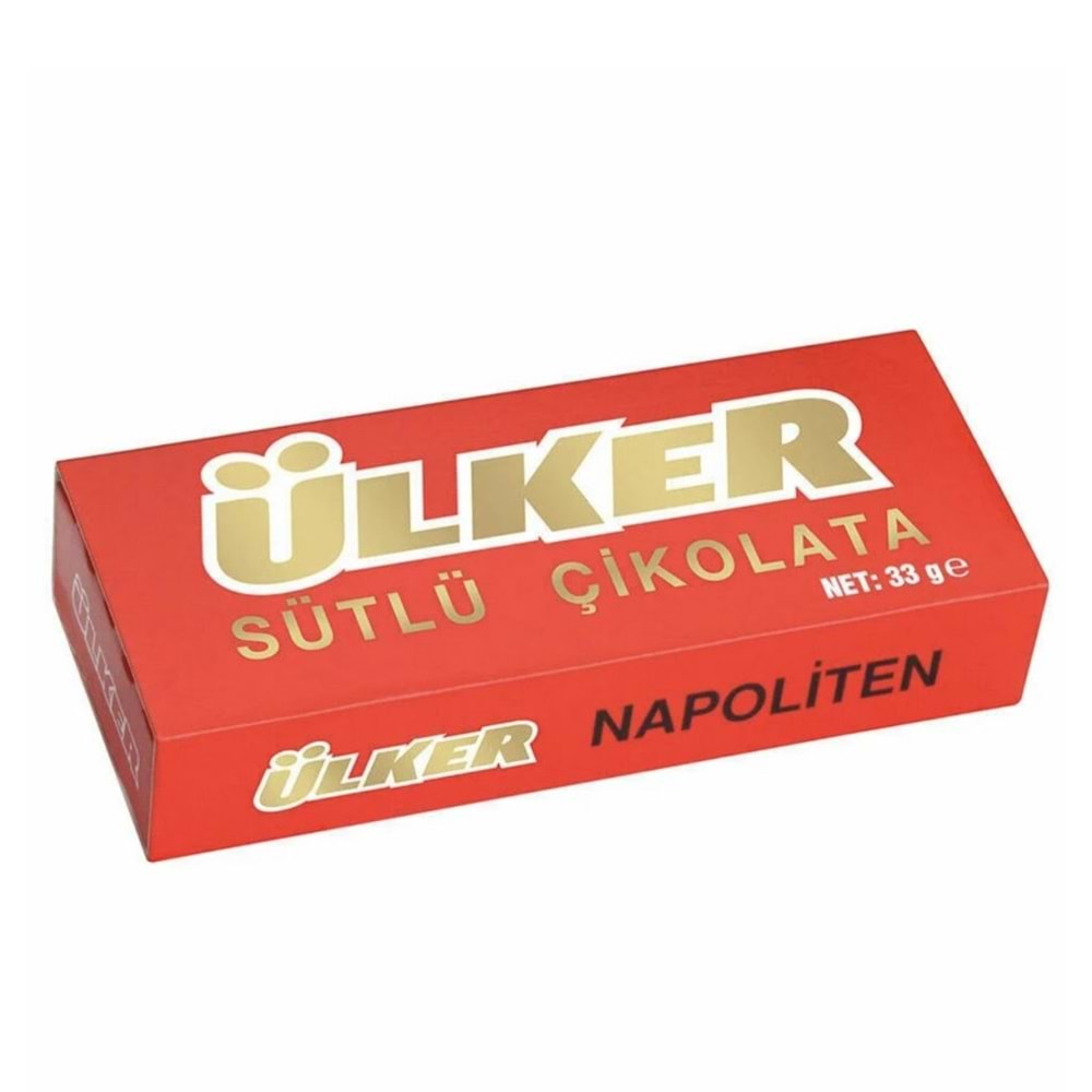 ÜLKER NAPOLITEN CIKOLATA 33 GR SUTLU