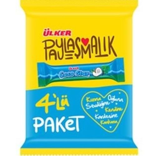ÜLKER COCO STAR ÇİKOLATA 100 GR 4 LÜ