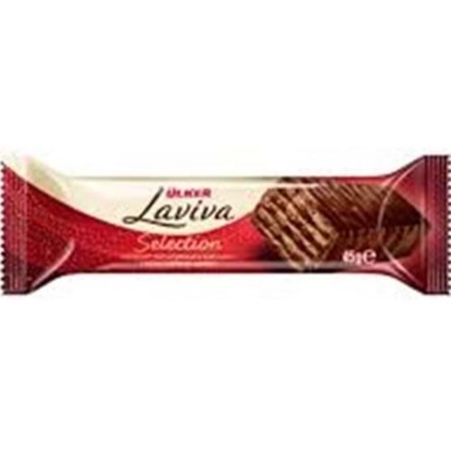 ÜLKER LAVİVA GOFRET 45 GR SÜTLÜ ÇİKOLATALI FINDIKLI KREMALI