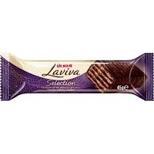 ÜLKER LAVİVA GOFRET 45 GR BİTTER ÇİKOLATALI KAKAOLU