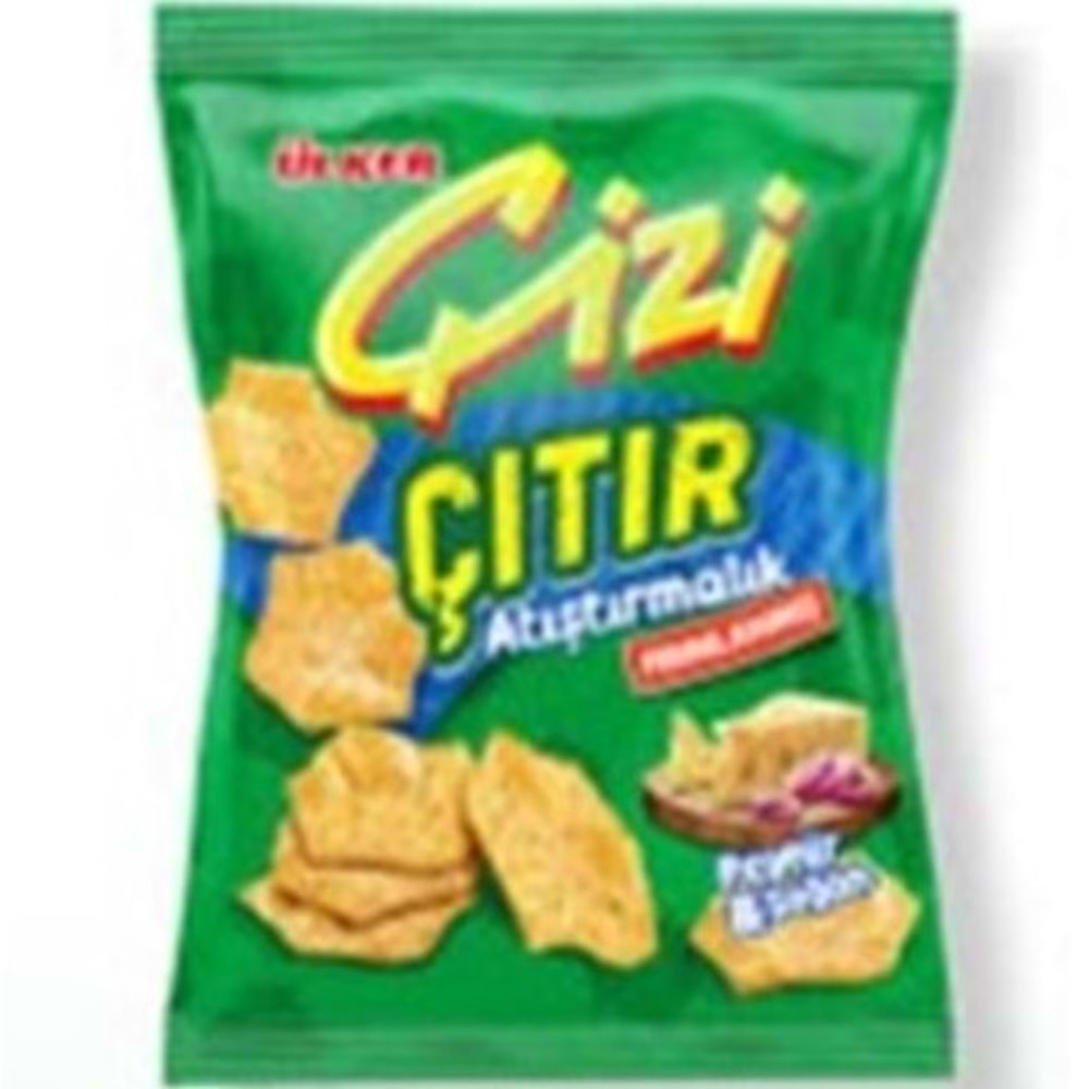 ÜLKER ÇİZİ ÇITIR ATIŞTIRMAŞIK 40 G PEYNİRLİ BİFTEK AROMALI