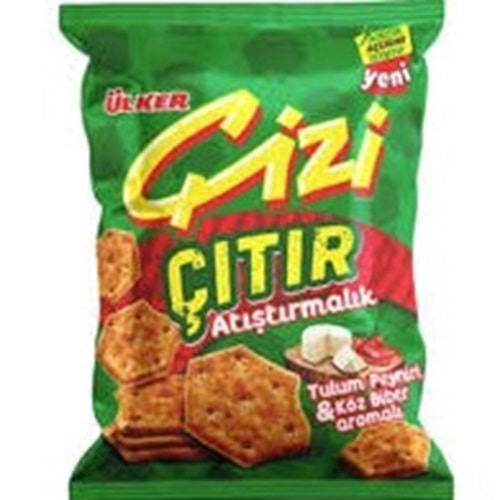 ÜLKER CIZI CITIR ATISTIRMALIK 40 GR TULUM PEYNIRI-KOZ BIBER