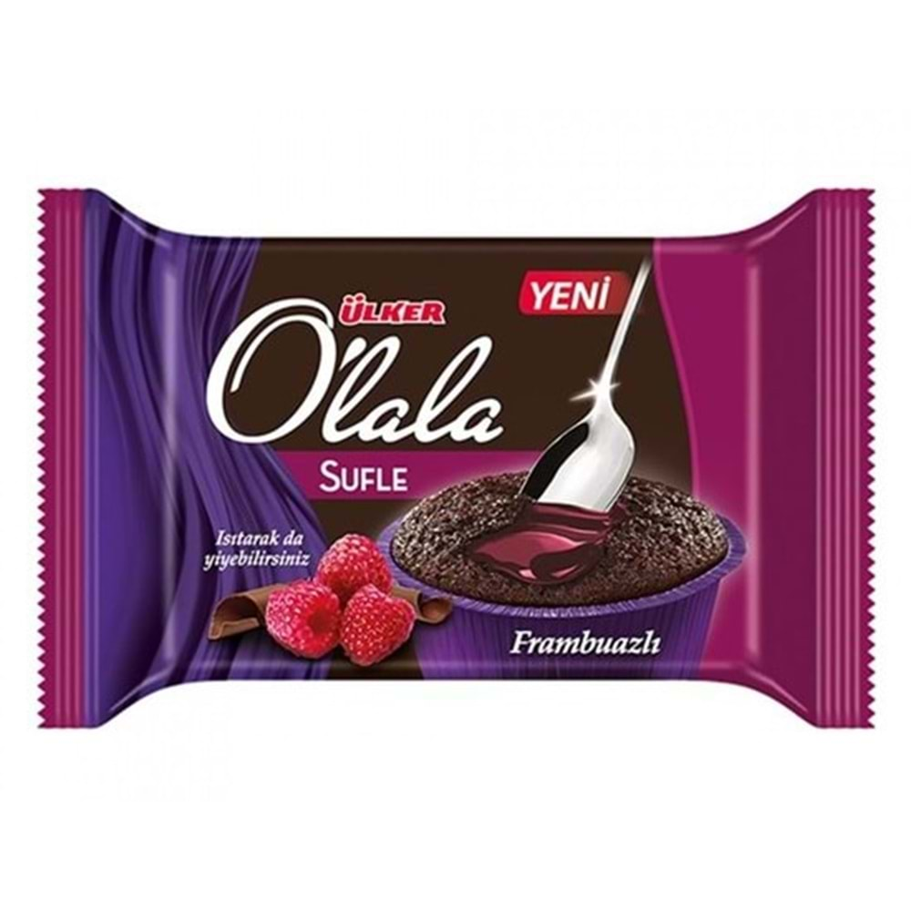 ÜLKER O LALA SUFLE KEK 70 GR FRANBUAZLI