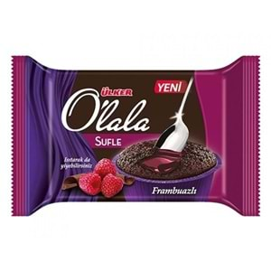 ÜLKER O LALA SUFLE KEK 70 GR FRANBUAZLI