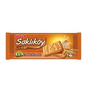 ÜLKER SAKLIKOY KREMALI BISKUVI 100 GR FINDIKLI