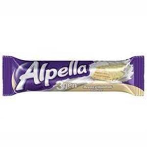 ALPELLA 3 GEN CIKOLATALI GOFRET 28 GR BEYAZ