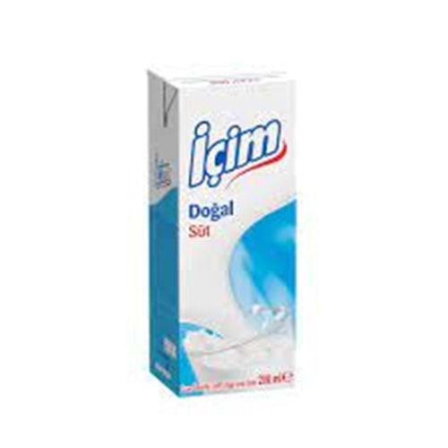 İÇİM SUT 200 ML TAM YAGLI