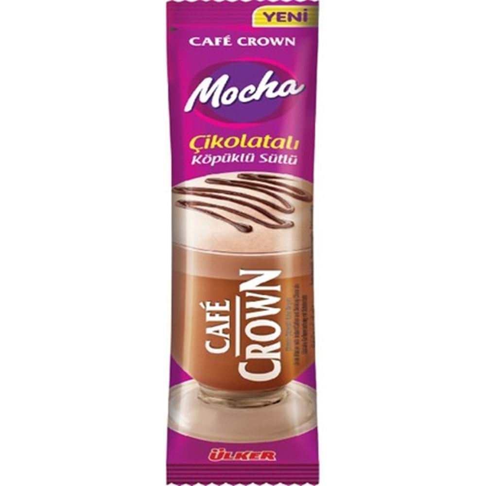 CAFE CROWN MOCHA 17 GR CIKOLATALI SUTLU KOPUKLU