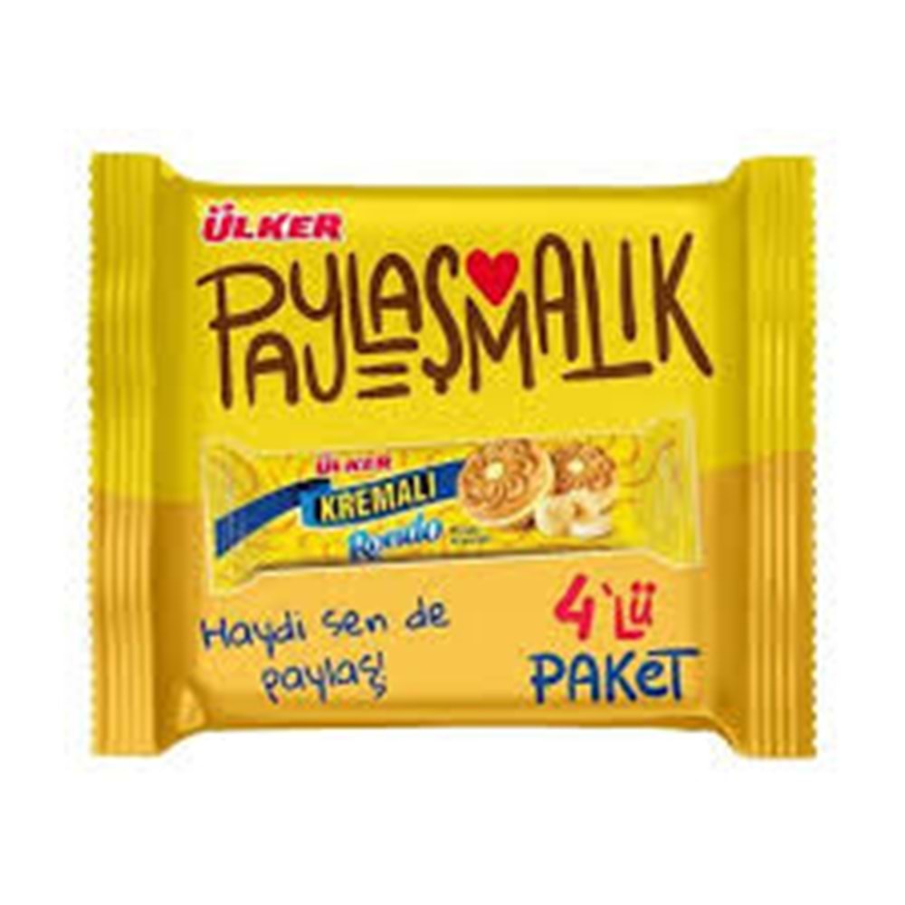 ÜLKER RONDO 4'LÜ PAKET 244 GR MUZLU KREMALI