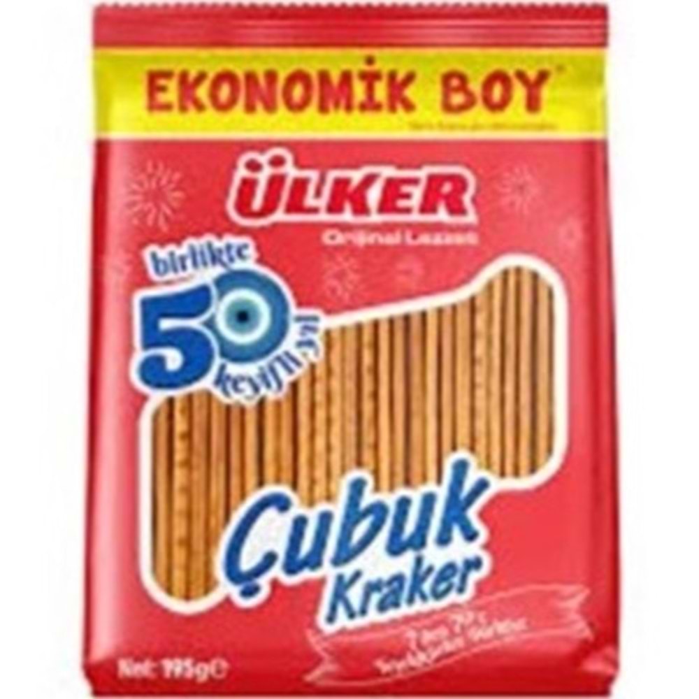ÜLKER CUBUK KRAKER 195 GR MEGA BOY