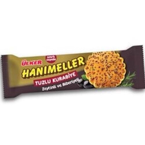 ÜLKER HANIMELLER TUZLU KURABIYE 81 GR ZEYTINLI BIBERLI