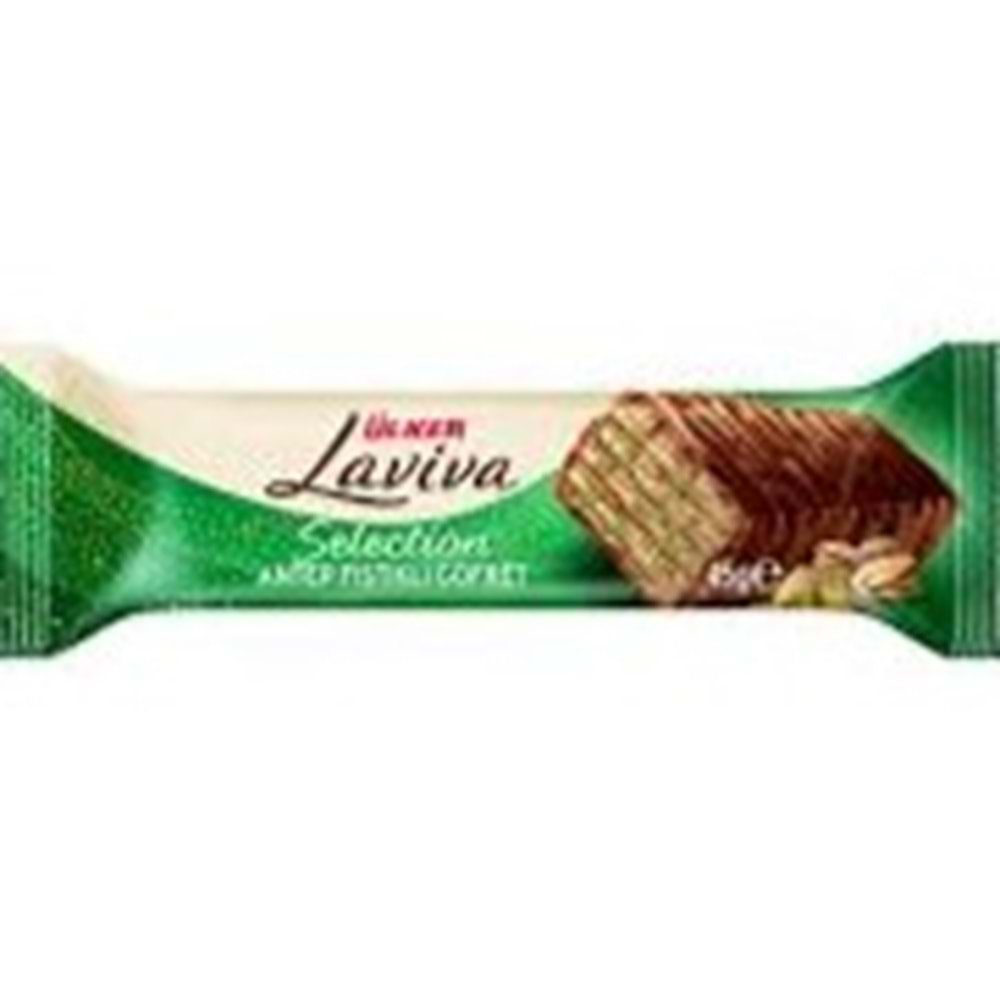 ÜLKER LİVİVA ÇİKOLATALI GOFRET 45 G ANTEP FISTIKLI