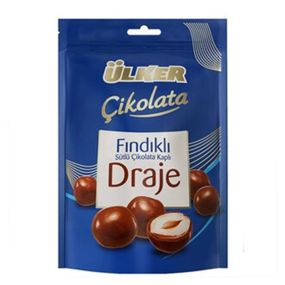 ÜLKER FINDIKLI DRAJE CIKOLATA 145 GR