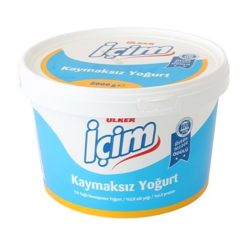 İÇİM YOGURT 2 KG KAYMAKSIZ