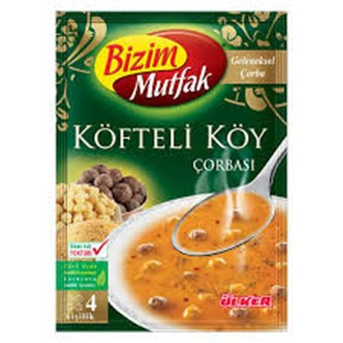 BİZİM KÖFTELİ KÖY HAZIR ÇORBASI 100 GR