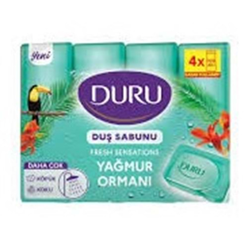 DURU DUŞ SABUNU 4X150 GR YAĞMUR ORMANI