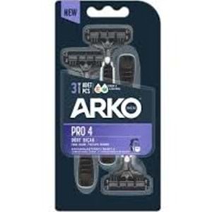 ARKO TRAŞ BIÇAĞI 3 ADET PRO 4