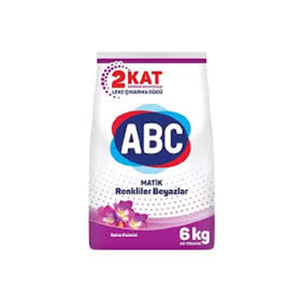 ABC MATIK 6 KG RENKLI BEYAZ