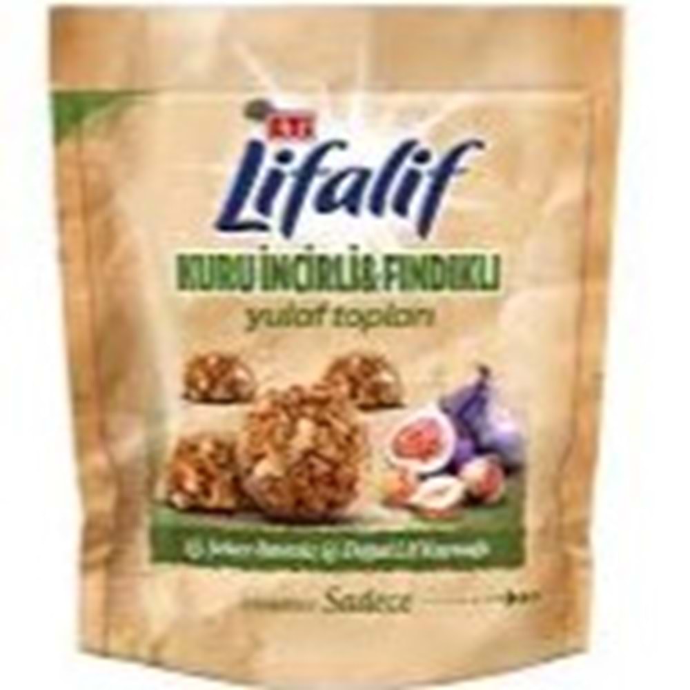 ETİ LİFALİF YULAF TOPLARI 38 G KURU İNCİRLİ FINDIKLI