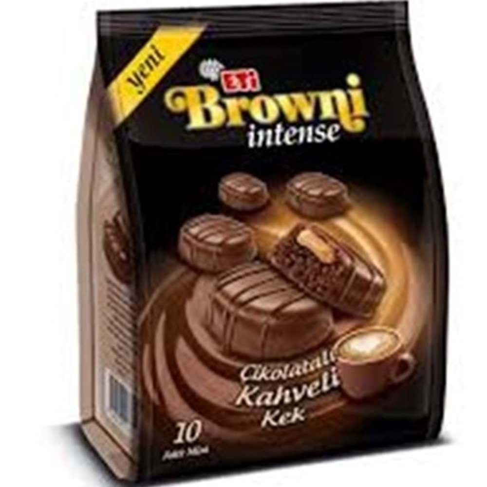 ETI BROWNI INTENSE 10 LU PAKET 160 GR KAHVELI