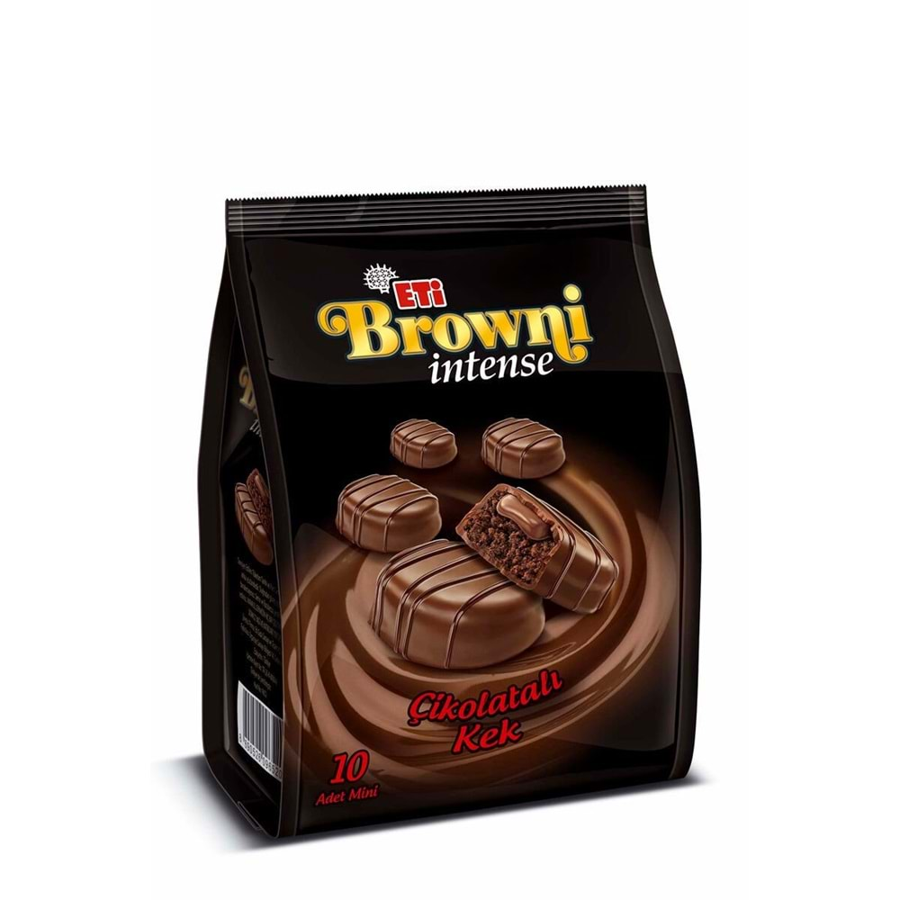 ETİ BROWNI INTENSE 10 LU PAKET 160 GR CIKOLATALI