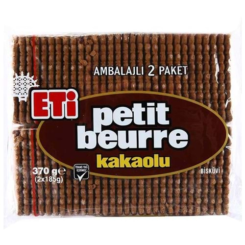 ETİ PETİBOR BISKUVI 370 GR KAKAOLU