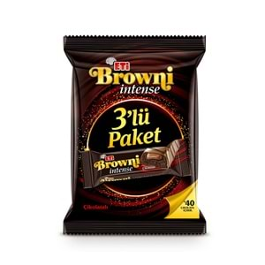 ETİ BROWNI INTENSE 3 LU PAKET 150 GR