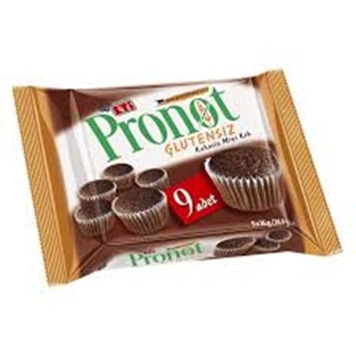 ETİ PRONOT GLUTENSİZ KEK 9X16GR KAKAOLU