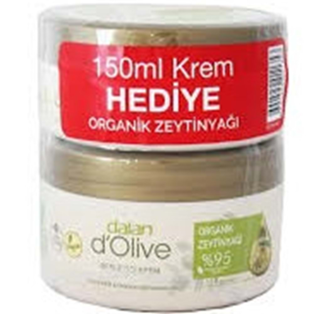 DALAN BESLEYİCİ KREM 250 ML+150 ML ORGANİK ZEYTİN YAĞI