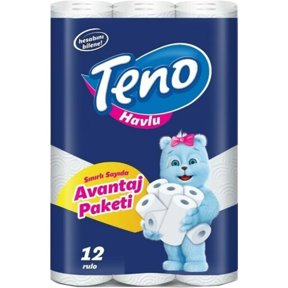 TENO KAGIT HAVLU 12 LI AVANTAJ PAKETI