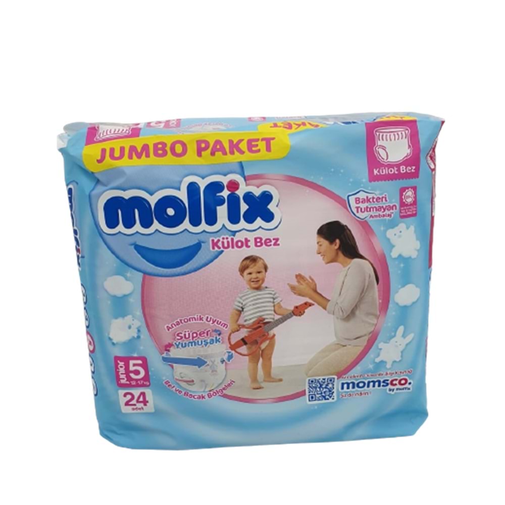 MOLFİX KULOT BEZ JUMBO PAKET 5 JUNIOR 24 LU