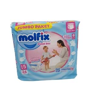 MOLFİX KULOT BEZ JUMBO PAKET 5 JUNIOR 24 LU