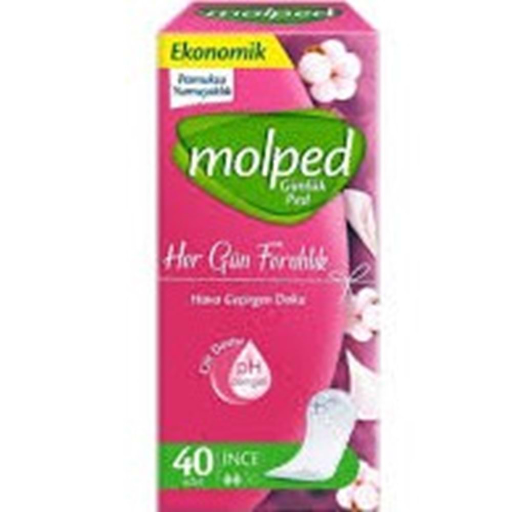 MOLPED GÜNLÜK PED 40 ADET İNCE