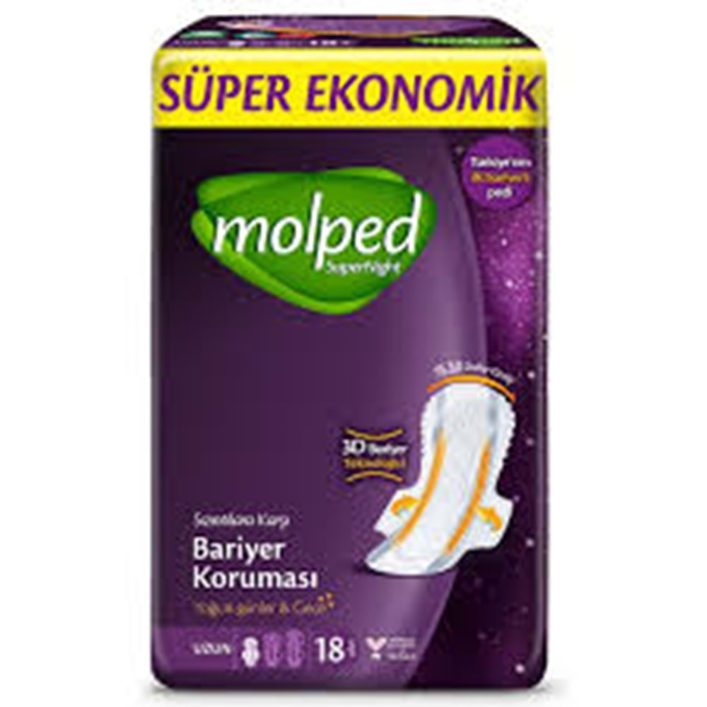 MOLPED SUPER NIGHT SUPER EKO PAKET 18 LI UZUN