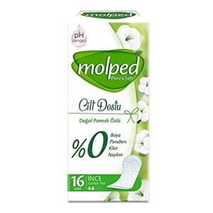 MOLPED PURE SOFT GUNLUK PED 16 LI INCE