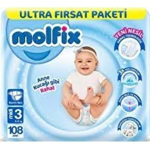 MOLFİX ULTRA FIRSAT PAKETI 3 MIDI 108 LI