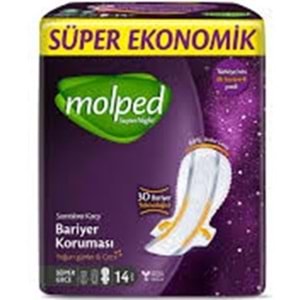 MOLPED SÜPER EKONOMİK KADIN PEDİ 14 ADET SÜPER GECE
